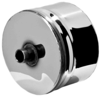 Заглушка с конденсатоотводом наружняя Ф115